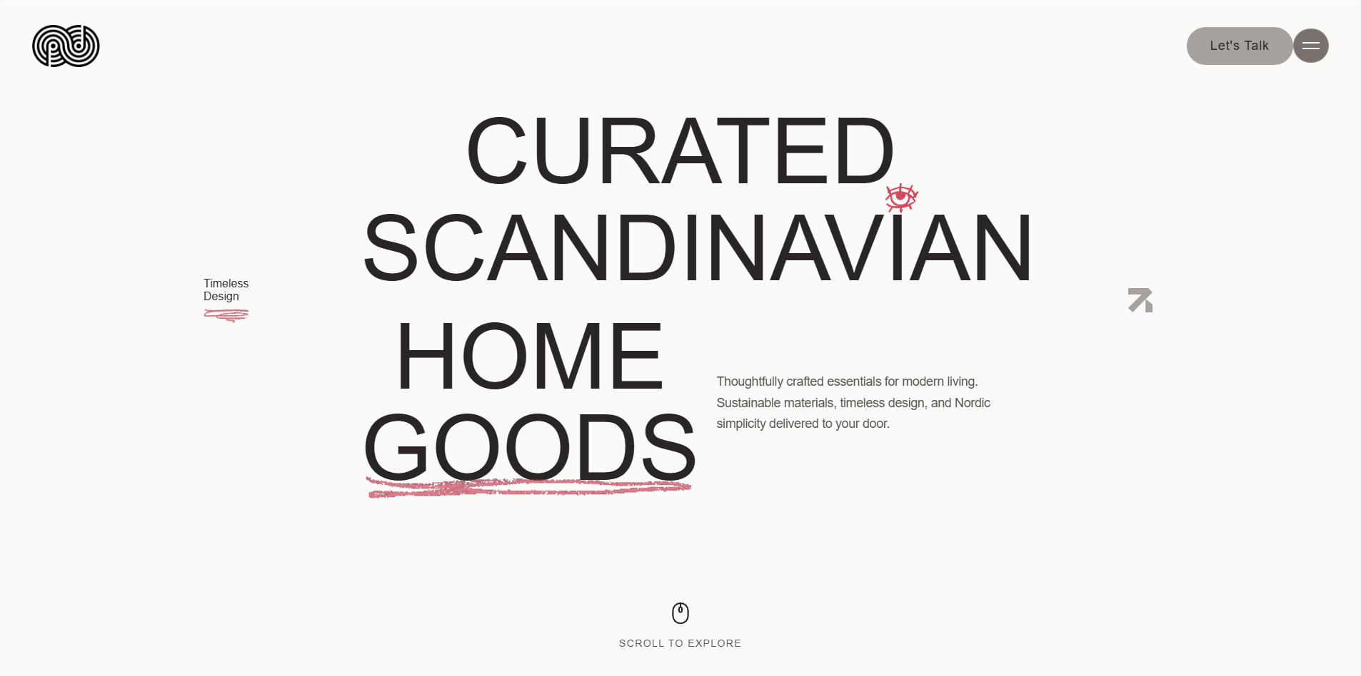 Nordic Living template preview