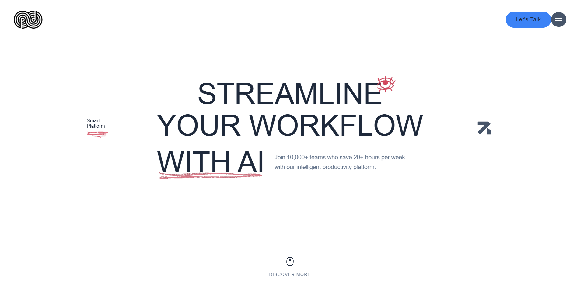 SaaS Modern template preview